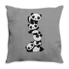 Pandas Throw Pillow