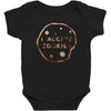 i accept cookies brown Baby Bodysuit