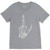 skeleton hand V-Neck Tee
