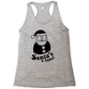 santa's a fake! Racerback Tank