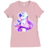 Shining Beautiful Unicorn Ladies Fitted T-Shirt