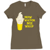 now watch me whip Ladies Fitted T-Shirt
