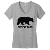 pop pop Women's V-Neck T-Shirt