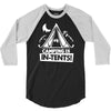 white ink camping is in tents funny 3/4 Sleeve Shirt