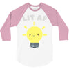 lit af kawaii light bulb 3/4 Sleeve Shirt