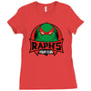 raphs fight club Ladies Fitted T-Shirt