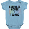 Sunrises House &amp; Techno Baby Bodysuit