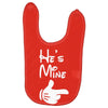 he's mine she's mine Baby Bibs