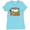 tv addict Ladies Fitted T-Shirt