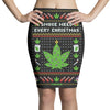 smoke weed every christmas Pencil Skirts