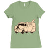 the shaggin' wagon Ladies Fitted T-Shirt