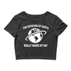 the rotation of the earth Crop Top