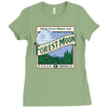 forest moon Ladies Fitted T-Shirt