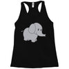 elephant cute Racerback Tank
