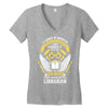 I Own It Forever The Title Librarian Women's V-Neck T-Shirt