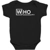 doctor who m.d   vintage retro tv show fan dr Baby Bodysuit