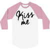 kiss me 3/4 Sleeve Shirt