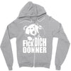 ted fick dich donner Zipper Hoodie