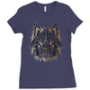 polygon wolf Ladies Fitted T-Shirt
