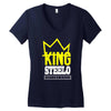 capital steez king steelo Women's V-Neck T-Shirt