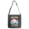 I Wish I Were A Unicorn So I Could Stab Idiots With My Head Adjustable Strap Totes