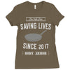 PUBG Yes We Pan Ladies Fitted T-Shirt