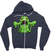 toxic monster 2 Zipper Hoodie