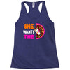 She Wants The D - Dunkin Donuts Racerback Tank