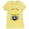 I Dont Need Therapy Need Pin Bowling Ladies Fitted T-Shirt
