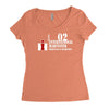 case ih farm center line Women's Triblend Scoop T-shirt