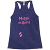 Muggle On Board Pink Racerback Tank