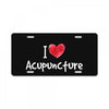 I Love Acupuncture License Plate