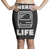 nerd life is the best life Pencil Skirts