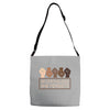 nevertheless she persists Adjustable Strap Totes