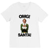 omg santa will ferrell V-Neck Tee