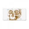 skull water color License Plate