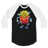 saiyan fries 3/4 Sleeve Shirt