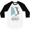 women's march 2017 on washington 3/4 Sleeve Shirt
