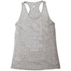 bad things small packages girls Racerback Tank