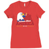 science bless america Ladies Fitted T-Shirt