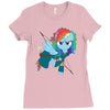 rainbow Ladies Fitted T-Shirt