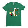calvin hobbes Ladies Fitted T-Shirt