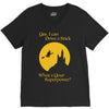i drive a stick   halloween superpower V-Neck Tee