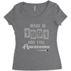 made in 1991 and still awesome Women's Triblend Scoop T-shirt