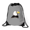 bald eagle Drawstring Bags