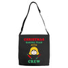 christmas baking team crew angel Adjustable Strap Totes