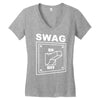 swag switched on Women's V-Neck T-Shirt
