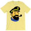 captain haddock tintin cartoon comic T-Shirt
