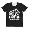 Camper Couple Man White All Over Women's T-shirt
