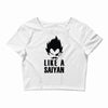 like a saiyan Crop Top